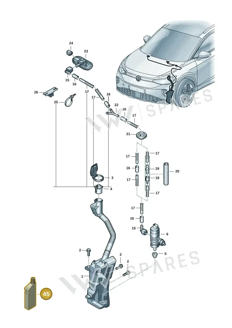 G052164M6 — SEAT Tavascan Cupra (2023-) diagram 11a955010, position 45