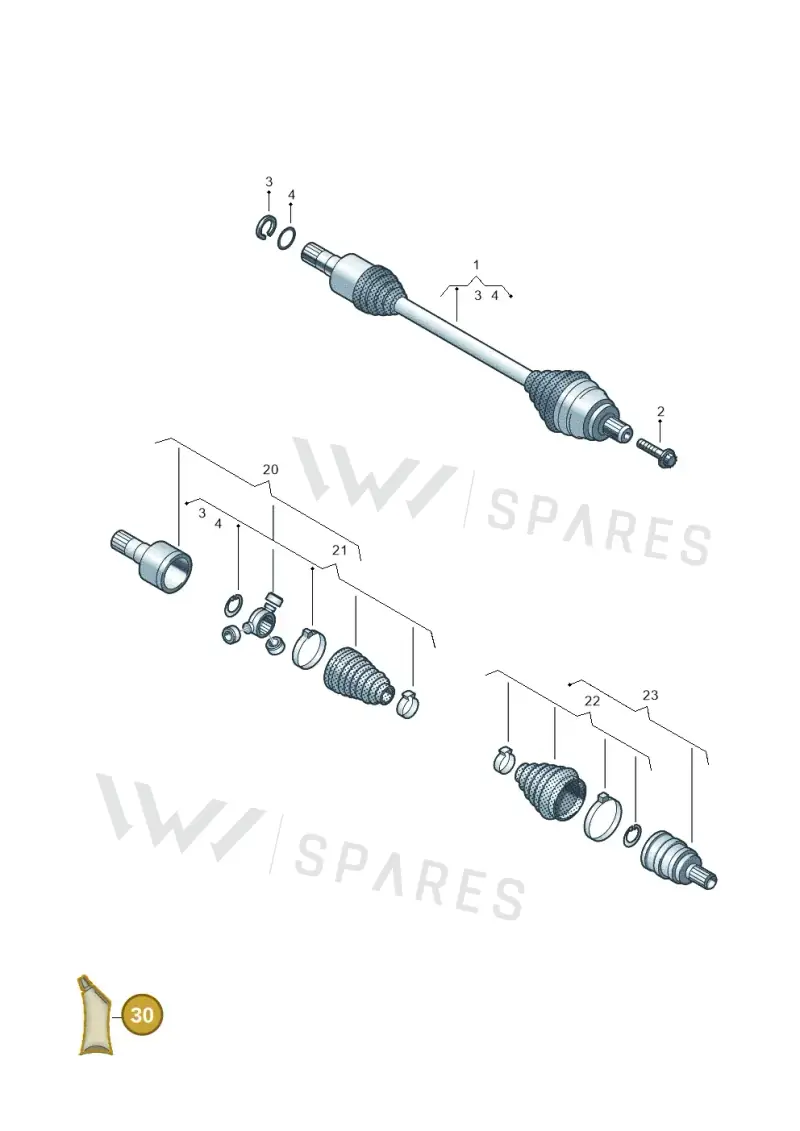 G052528A3 — SEAT Leon style (2019-) diagram 827407210, position 30