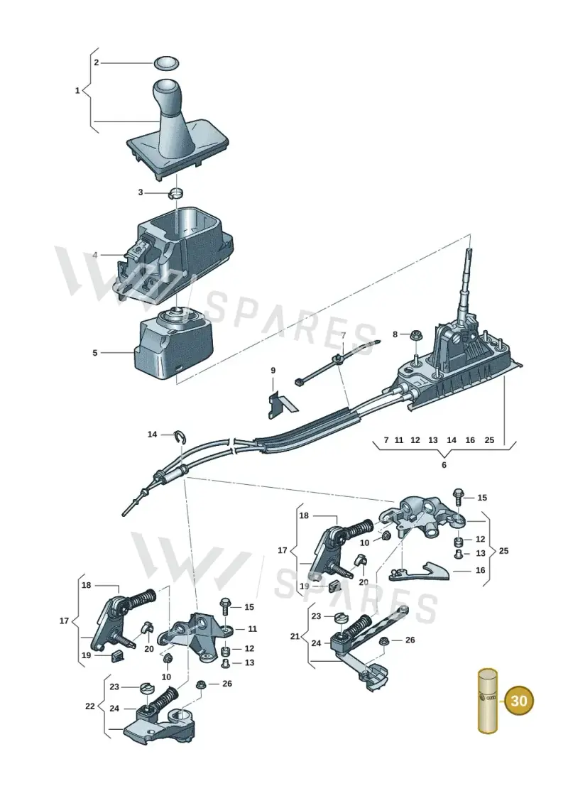 G052778A2 — SEAT Leon style (2019-) diagram 587711301, position 30