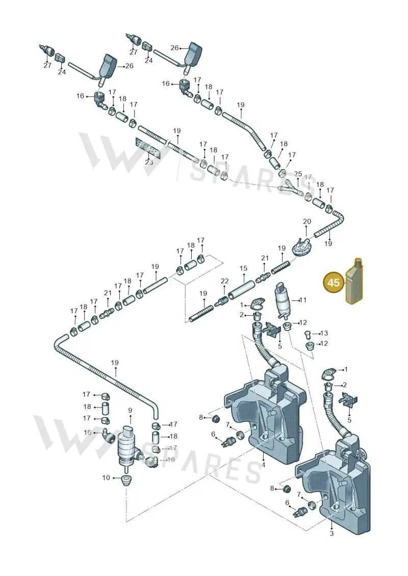 G060164M4 — SEAT Leon ST Stylance (2016-2020) diagram 672955100, position 45