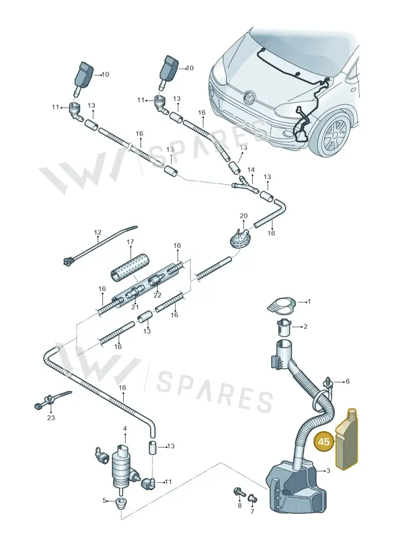 GJZW021M2 — SEAT Mii electric (2020-2021) diagram 723955100, position 45