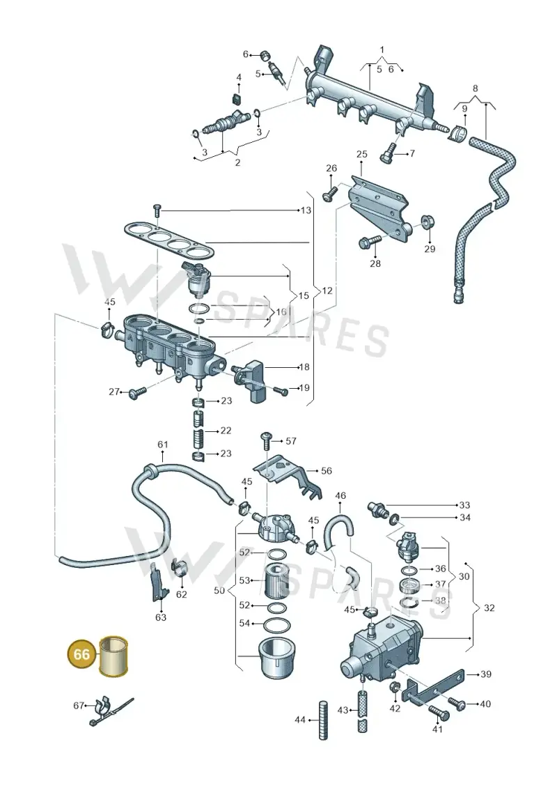 JNV133155 — SEAT Altea XL Reference (2013-2013) diagram 649133440, position 66
