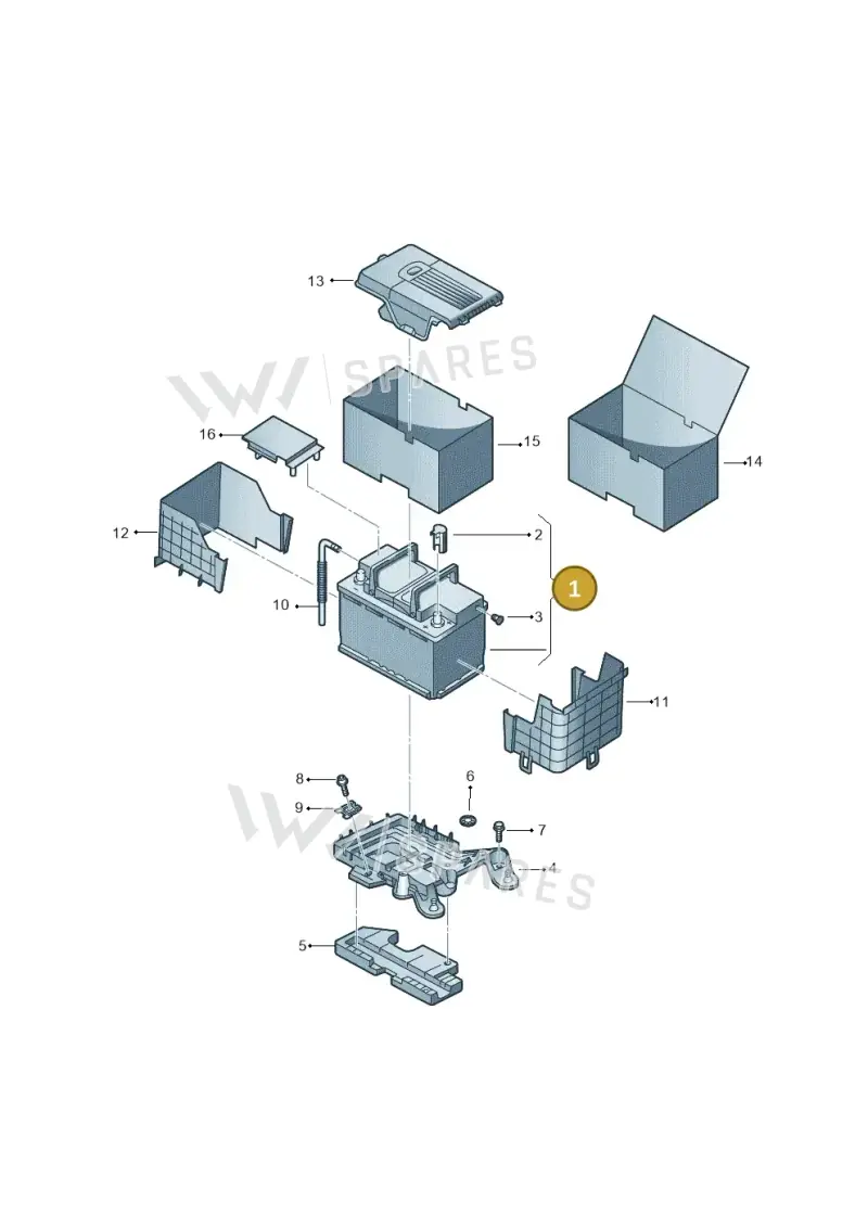 JZW915105C — SEAT Altea XL Reference (2013-2013) diagram 649915000, position 1
