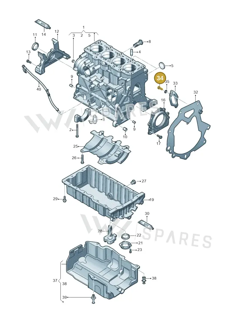 N01020812 — SEAT Toledo Reference (2012-2015) diagram 649103200, position 34