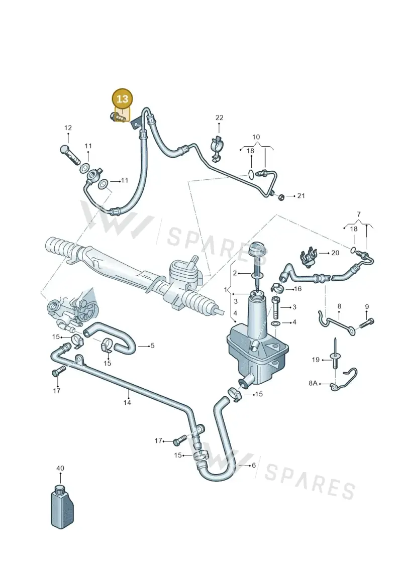 N01024041 — SEAT Alhambra (2006-2010) diagram 245422500, position 13