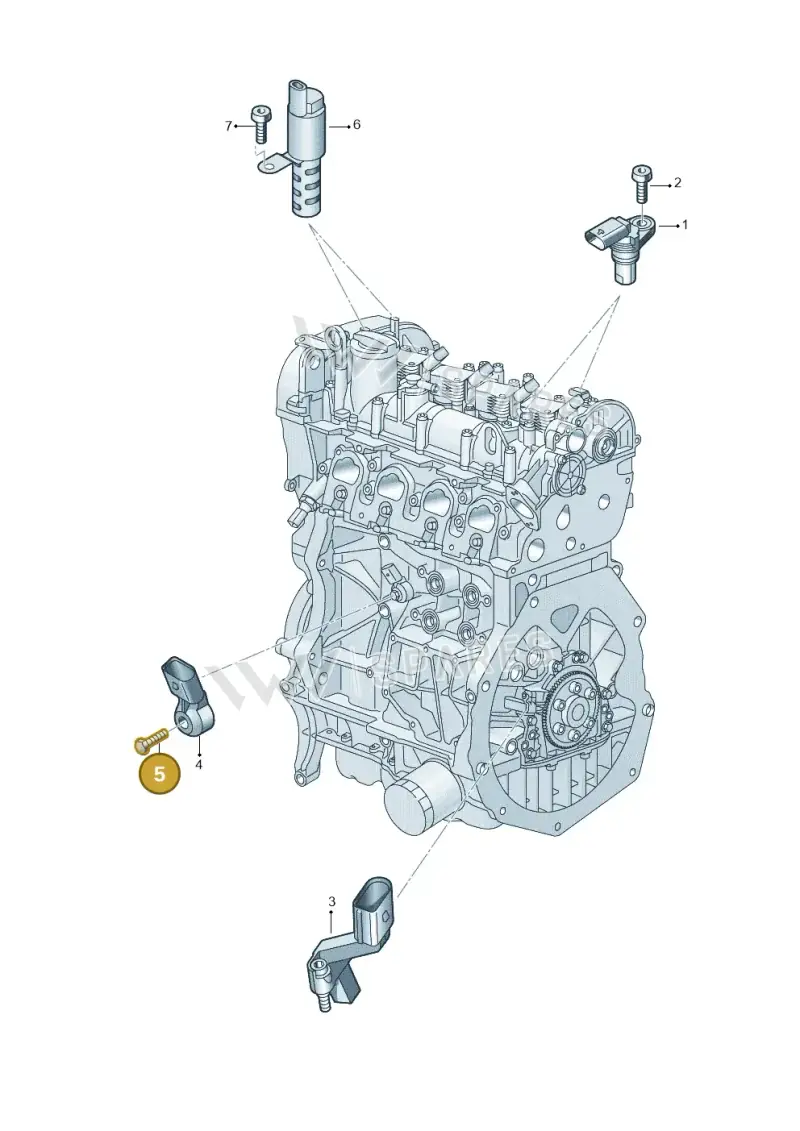 N01024426 — SEAT Formentor TSI CUPRA (2020-) diagram 5h0906032, position 5