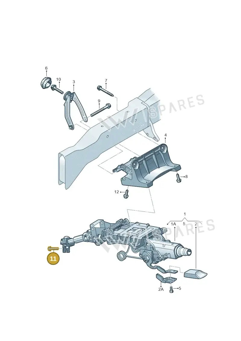 N01033517 — SEAT Altea XL Reference (2010-2013) diagram 777419300, position 11