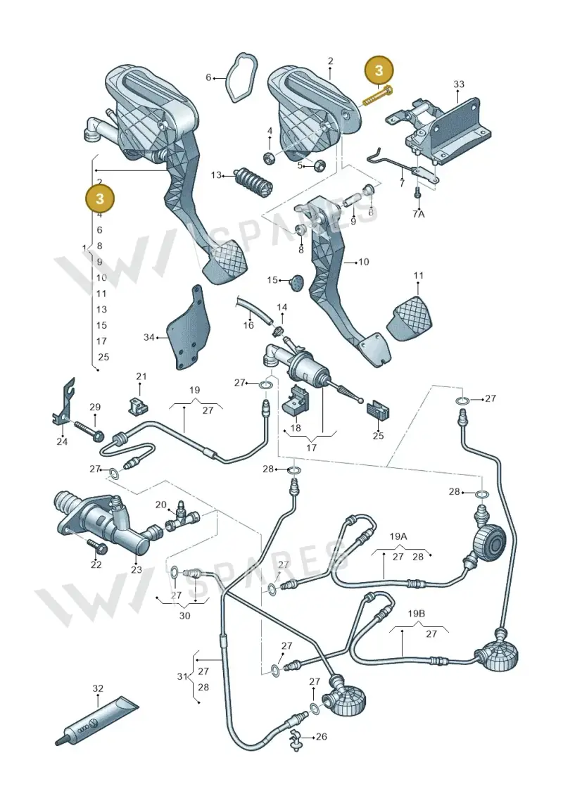 N0103705 — SEAT Altea XL Reference (2013-2013) diagram 409721250, position 3
