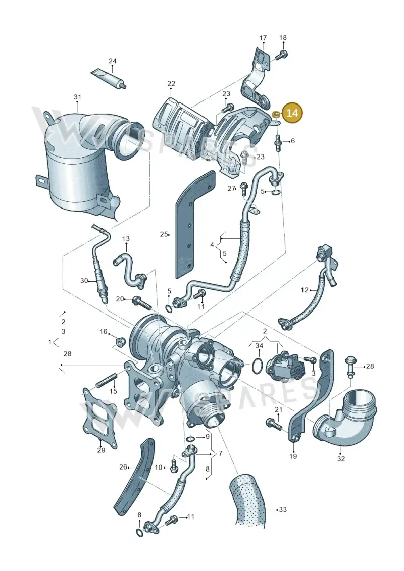 N01100636 — SEAT Formentor TSI CUPRA (2020-) diagram 746145500, position 14