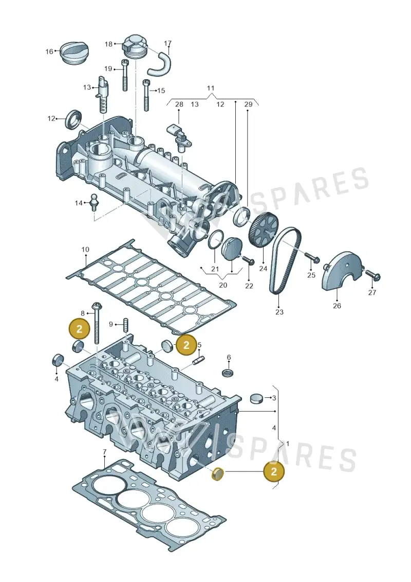 N01190111 — SEAT Leon style (2019-) diagram 746103410, position 2