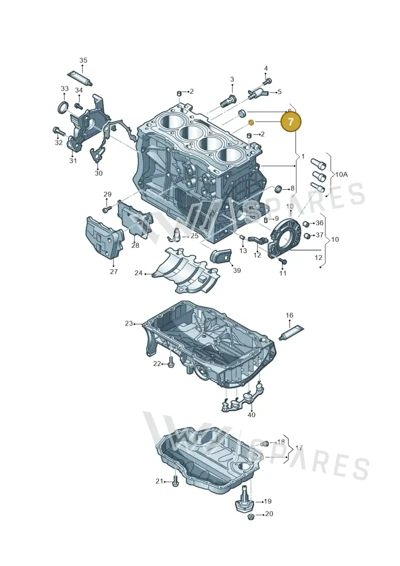 N0119019 — SEAT Formentor TSI CUPRA (2020-) diagram 827103017, position 7
