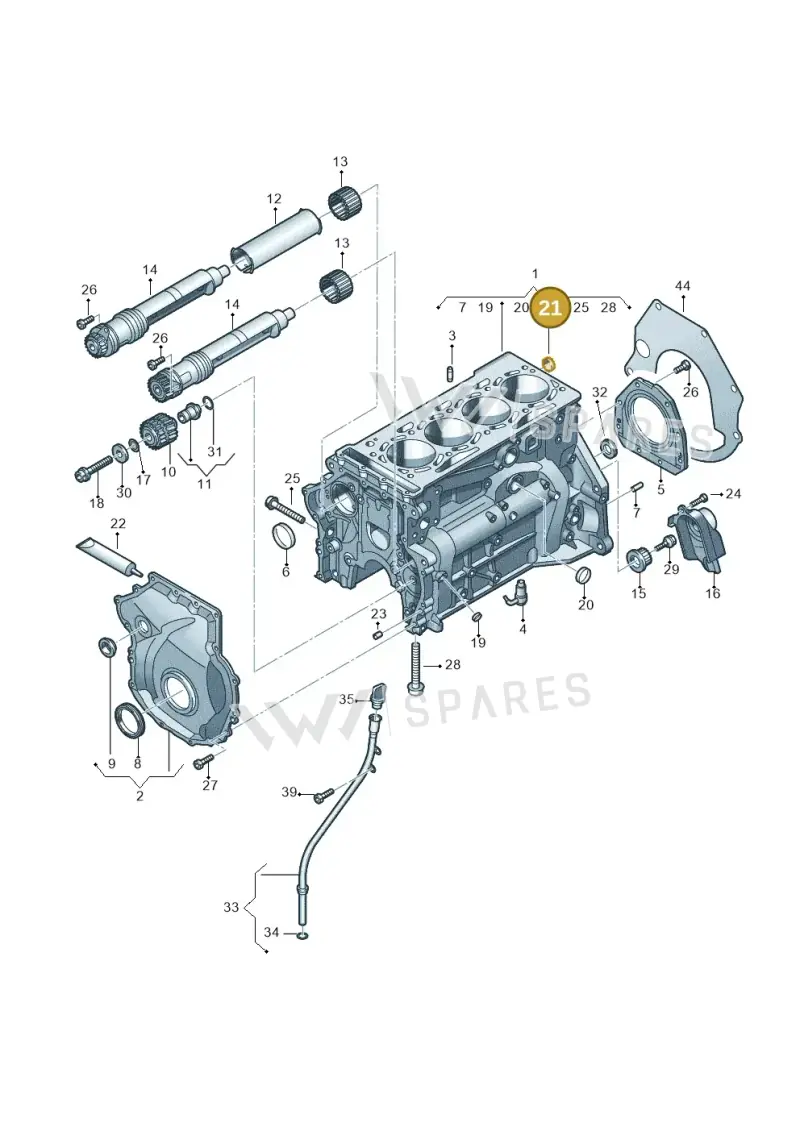 N0119078 — SEAT Formentor TSI CUPRA (2020-) diagram 746103100, position 21