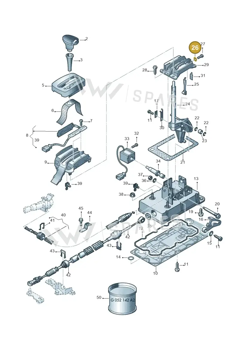 N0121272 — SEAT IBIZA                  06> (2005-) diagram 194713100, position 26