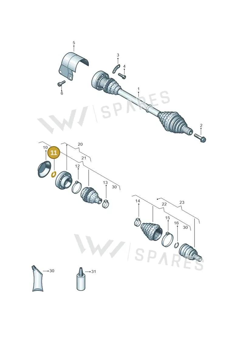 N0123741 — SEAT Ateca Style (2016-) diagram 702407520, position 11