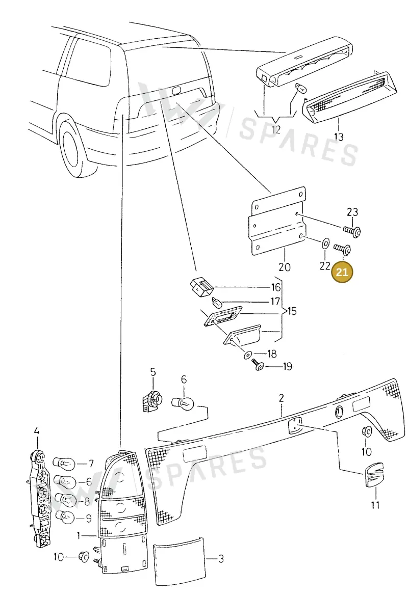 N0139802 — SEAT CORDOBA/VARIO (1999-2002) diagram 237945100, position 21