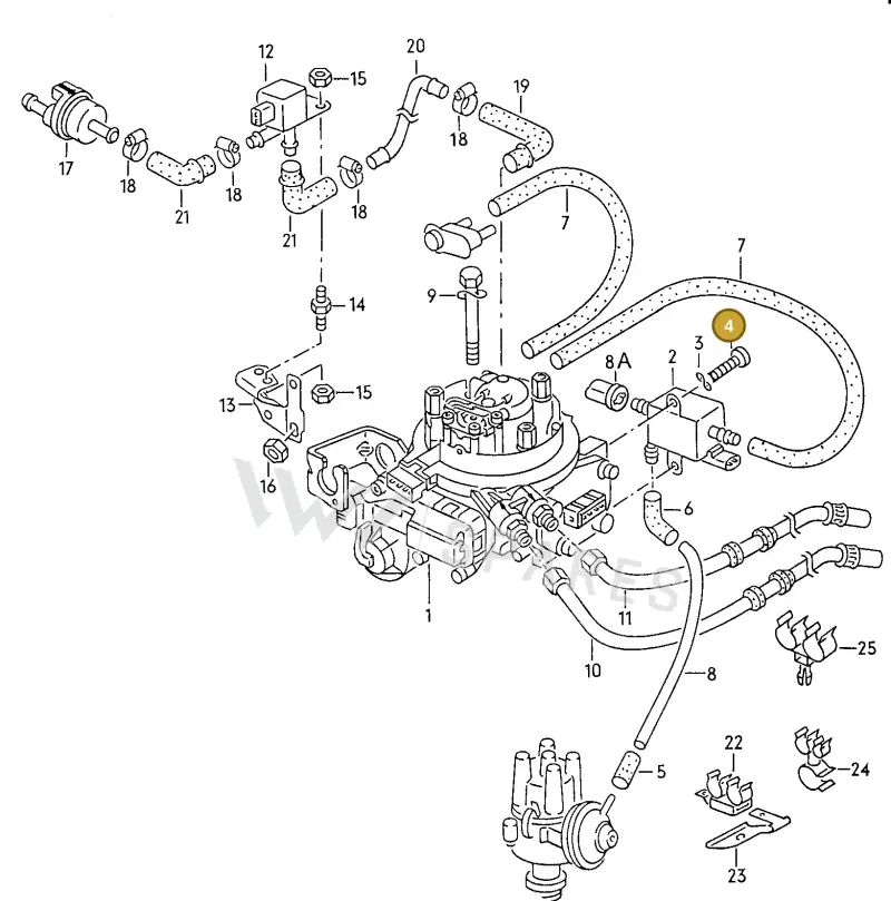 N01412814 — SEAT TOLEDO        SEAT MOD.97>99 (1996-1999) diagram 084037000, position 4