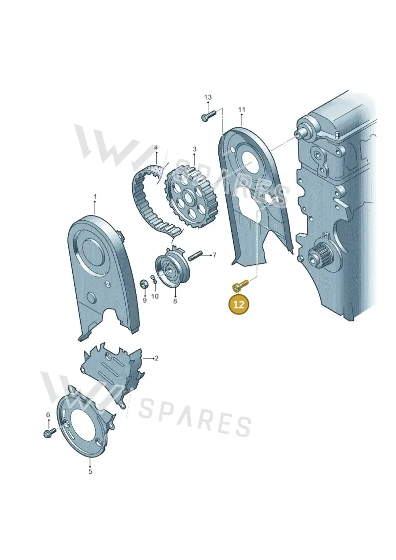 N0147791 — SEAT Altea XL Reference (2013-2013) diagram 195109570, position 12