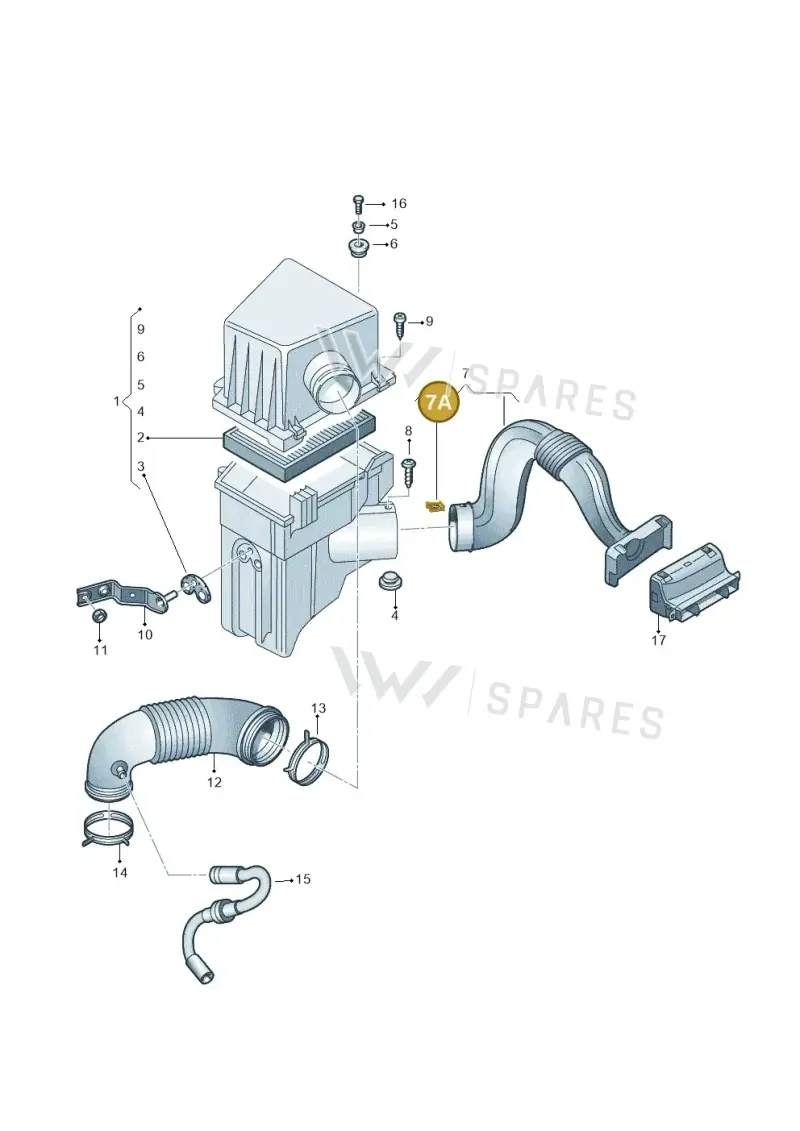 N0154227 — SEAT Toledo Reference (2012-2015) diagram 461129220, position 7A