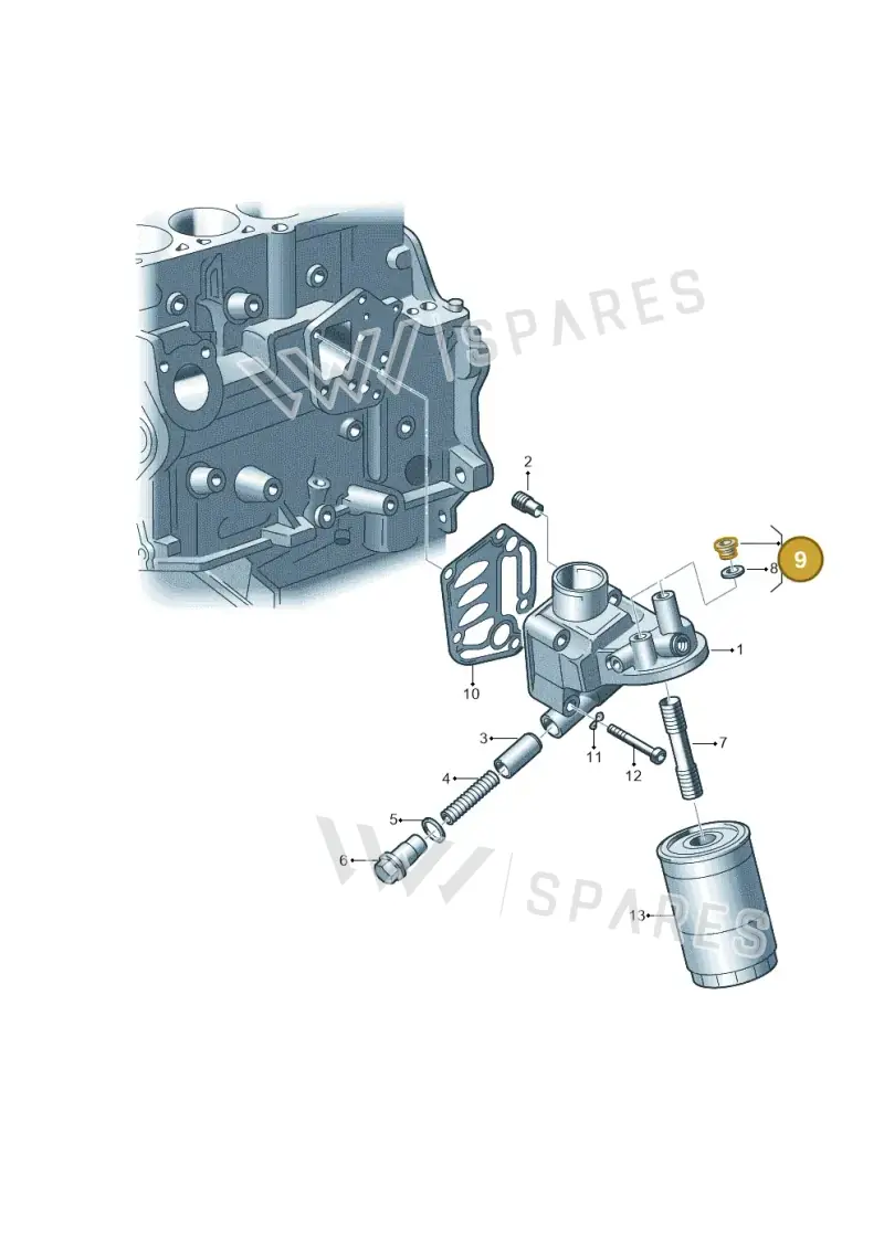 N0160243 — SEAT Altea XL Reference (2013-2013) diagram 474115500, position 9