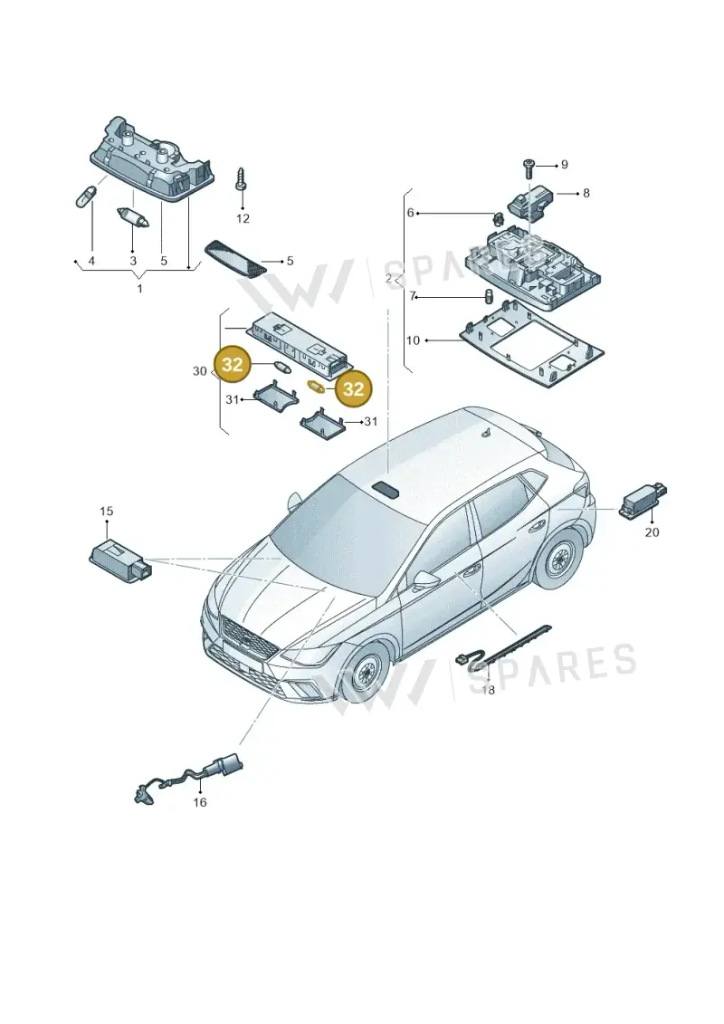 N0177252 — SEAT Arona FR (2017-) diagram 835947000, position 32