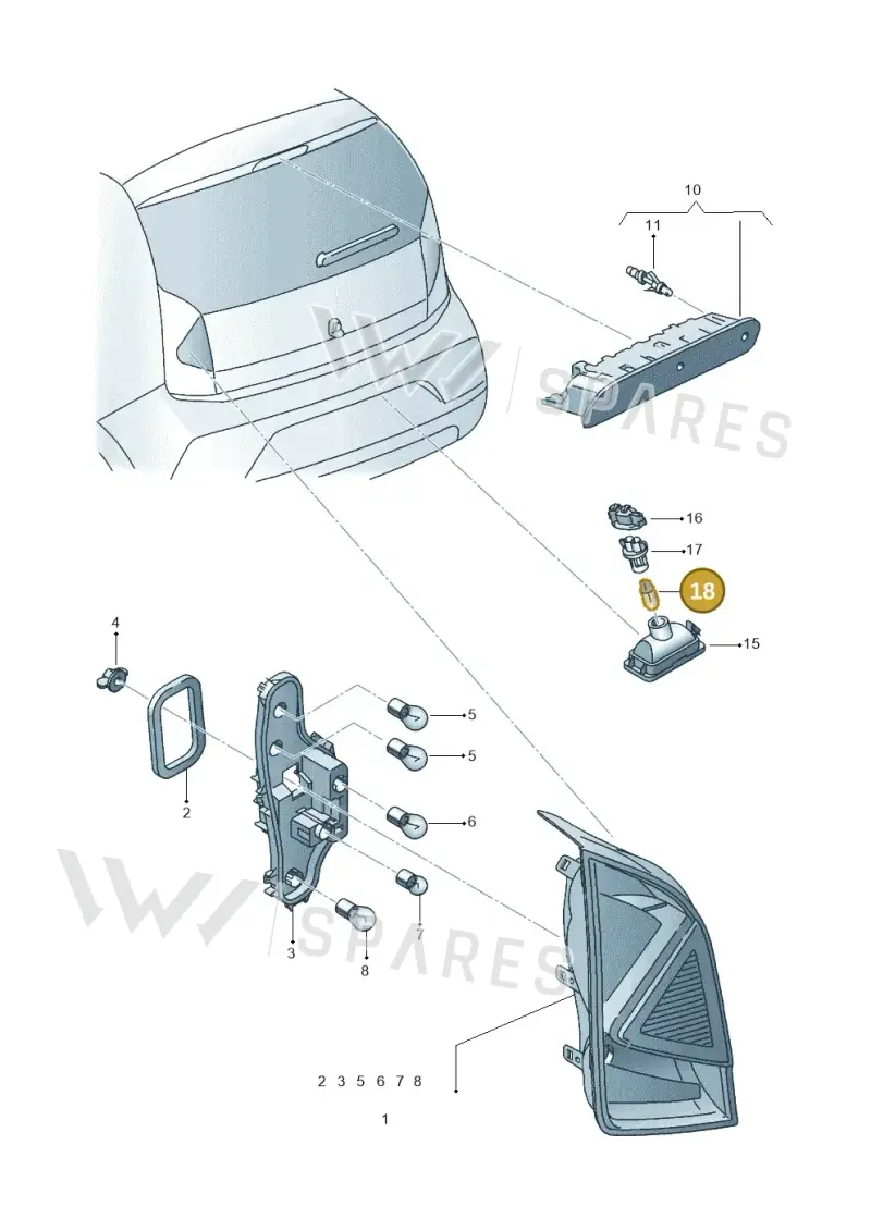 N0177535 — SEAT Mii electric (2020-2021) diagram 735945000, position 18