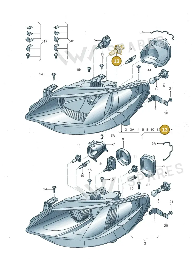 N0177632 — SEAT Ibiza Reference (2008-2011) diagram 639941000, position 13
