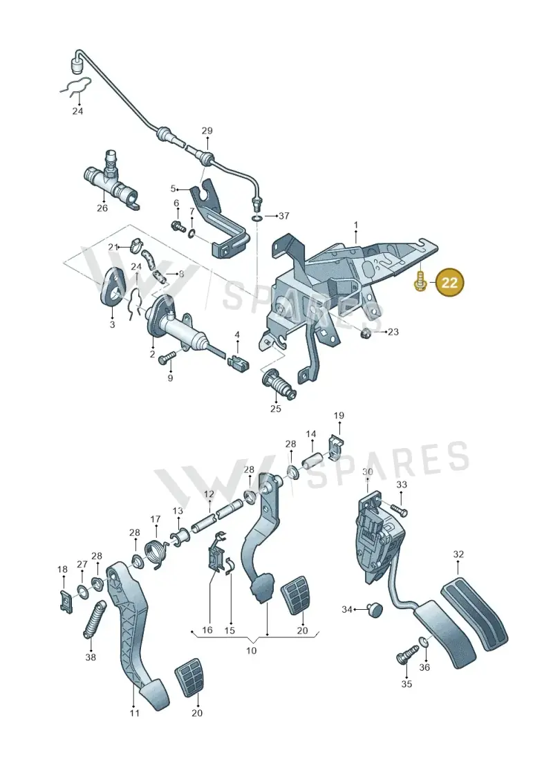 N0195389 — SEAT Alhambra (2006-2010) diagram 244721250, position 22