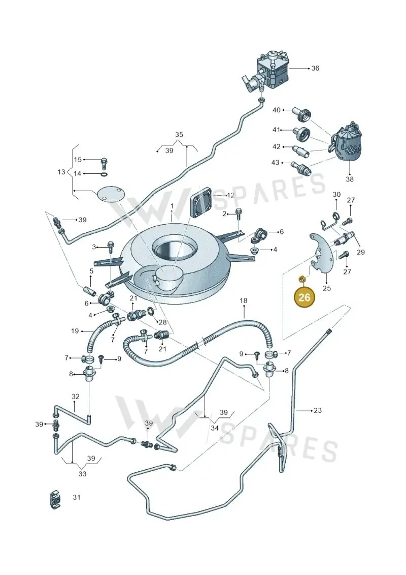 N0221544 — SEAT Altea XL Reference (2013-2013) diagram 703201090, position 26