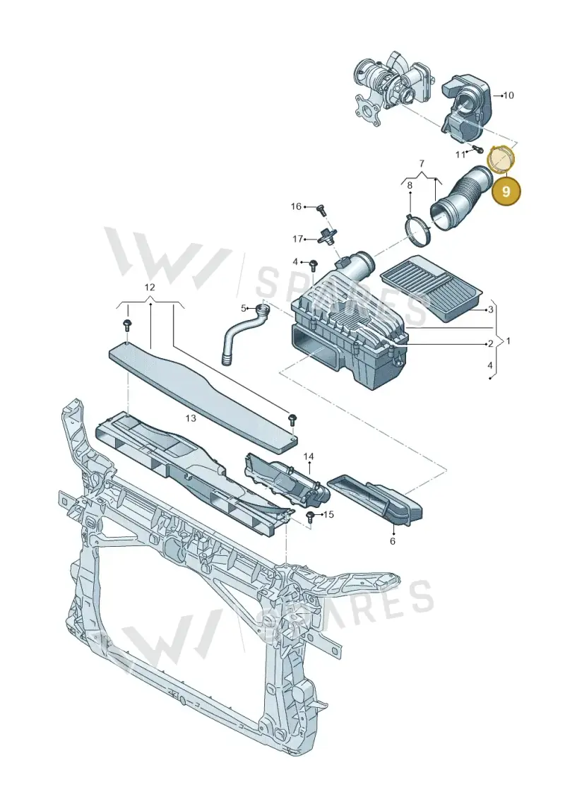 N0245085 — SEAT Formentor TSI CUPRA (2020-) diagram 827129500, position 9