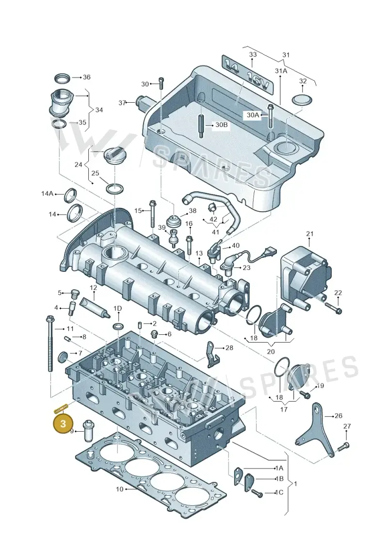 N0444104 — SEAT AROSA (2003-2004) diagram 194103350, position 3
