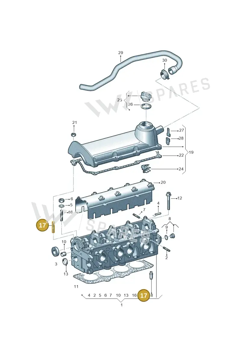 N0444625 — SEAT Alhambra (2006-2010) diagram 244103300, position 17