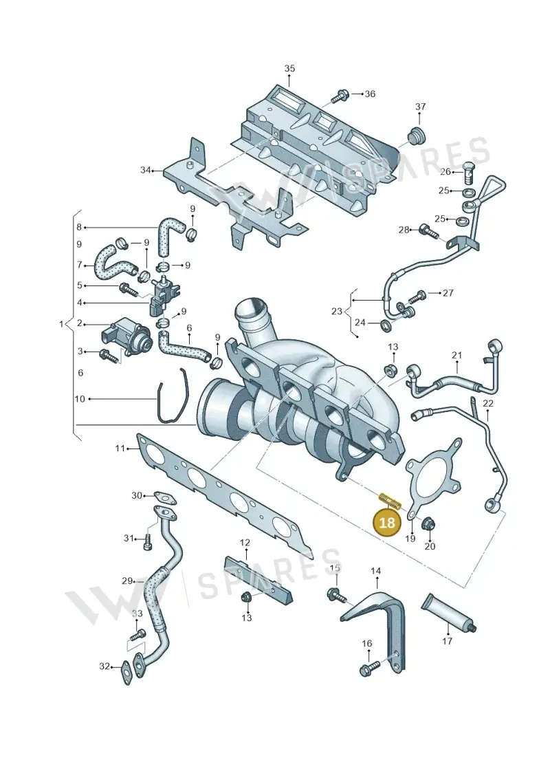N0445203 — SEAT Alhambra Stylance (2010-2013) diagram 634145550, position 18