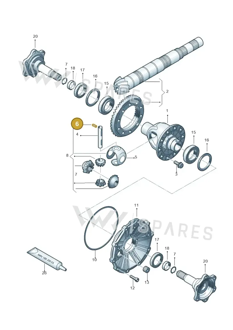 N10072601 — SEAT Exeo ST Reference (2008-2011) diagram 448409200, position 6