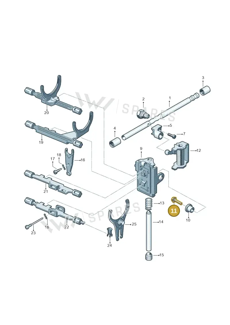 N10106901 — SEAT AROSA (2003-2004) diagram 158311820, position 11