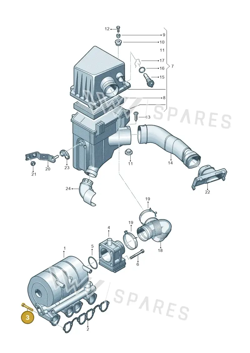 N10111203 — SEAT CORDOBA                06> (2005-) diagram 253129250, position 3