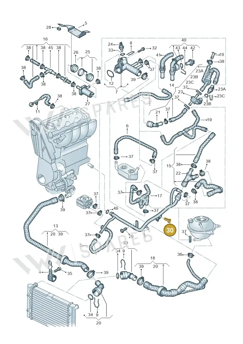 N10143002 — SEAT Alhambra (2006-2010) diagram 244121250, position 30