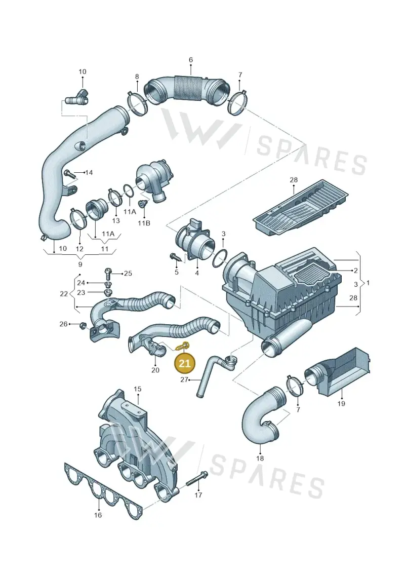 N10157902 — SEAT Altea XL Reference (2010-2013) diagram 460129300, position 21