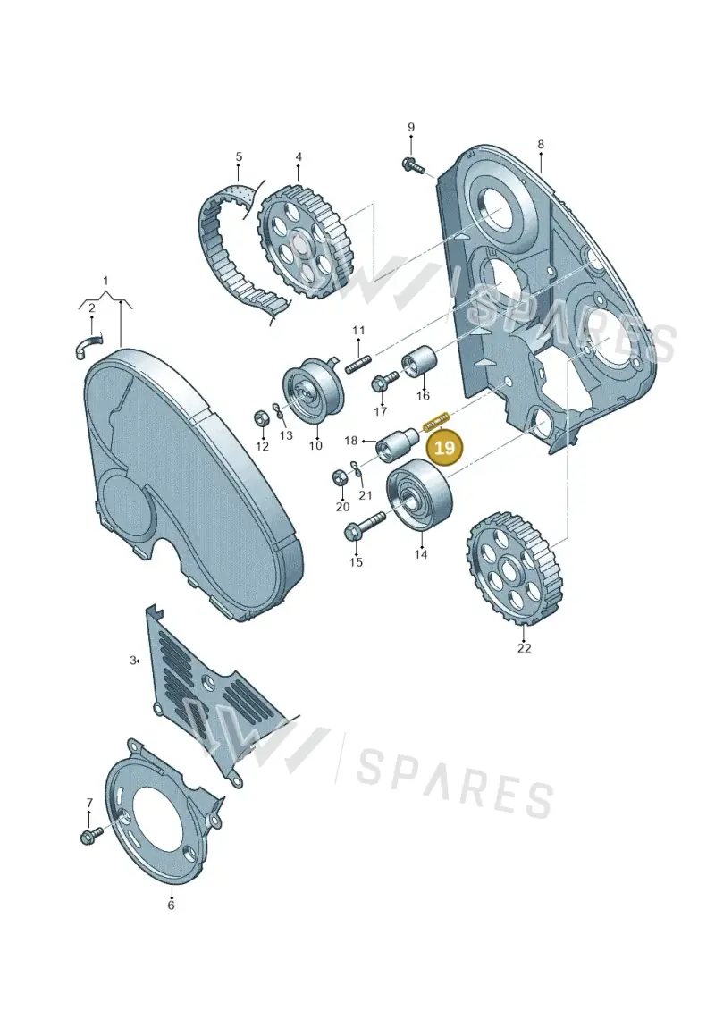 N10169303 — SEAT TOLEDO/LEON/LEON-4 (2001-2006) diagram 194109700, position 19