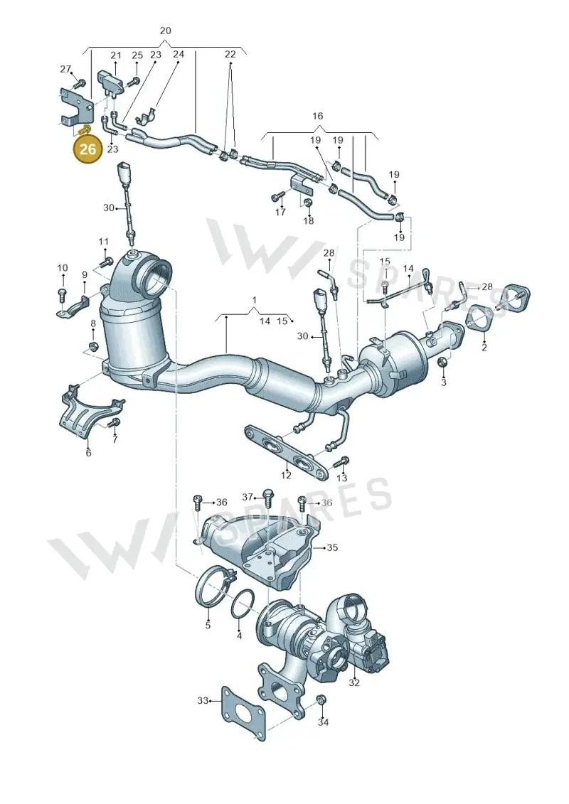 N10170302 — SEAT Formentor TSI CUPRA (2020-) diagram 890253032, position 26