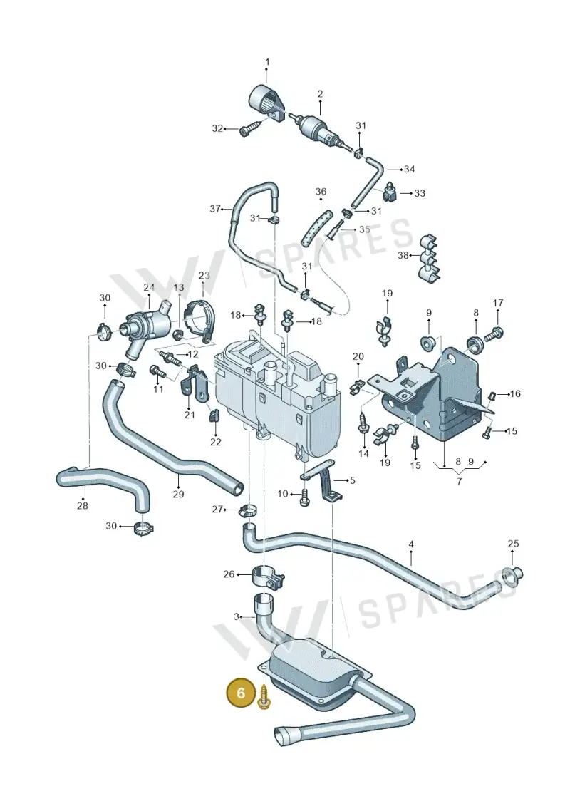 N10171102 — SEAT ALHAMBRA/4MOTION (2005-) diagram 406819210, position 6