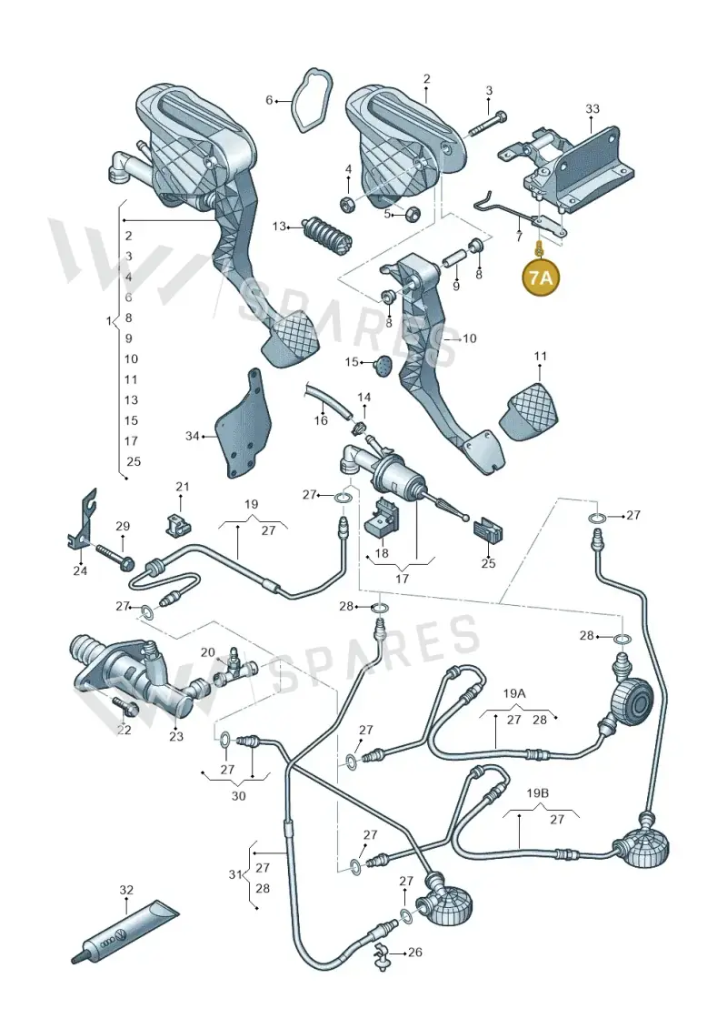 N10171105 — SEAT Altea XL Reference (2013-2013) diagram 409721250, position 7A