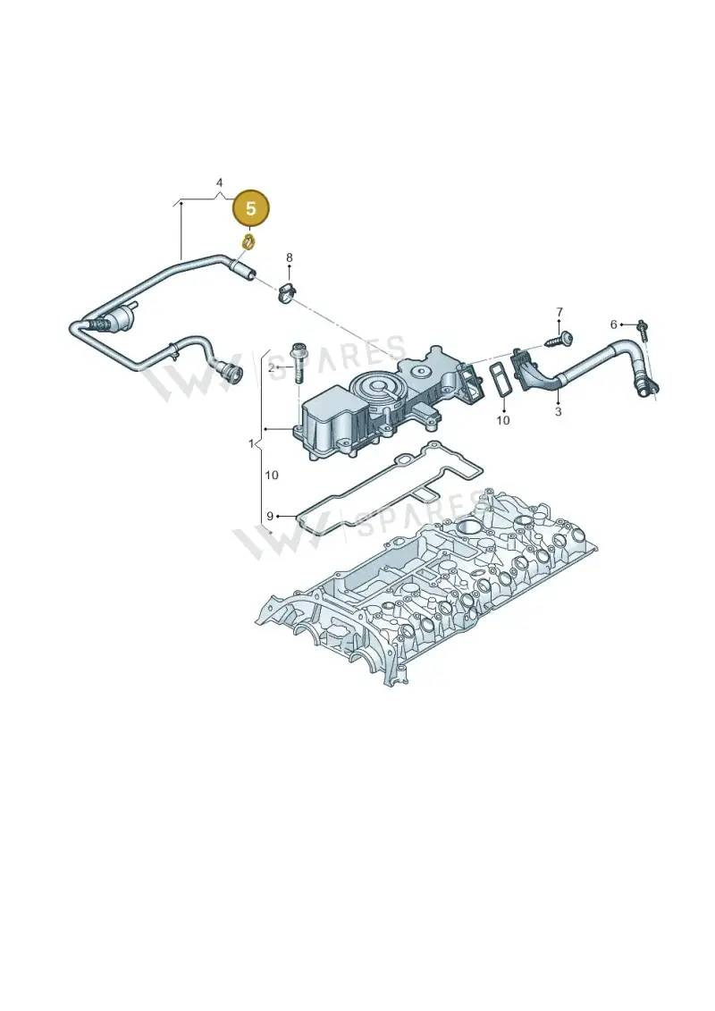 N10198301 — SEAT Formentor TSI CUPRA (2020-) diagram 898103350, position 5