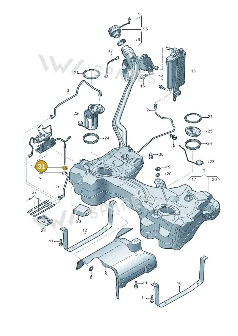 N10203501 — SEAT Formentor TSI CUPRA (2020-) diagram 813201049, position 31