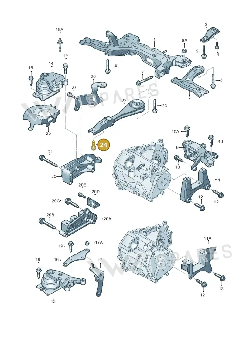 N10204808 — SEAT Ibiza Reference (2012-2012) diagram 747199250, position 24