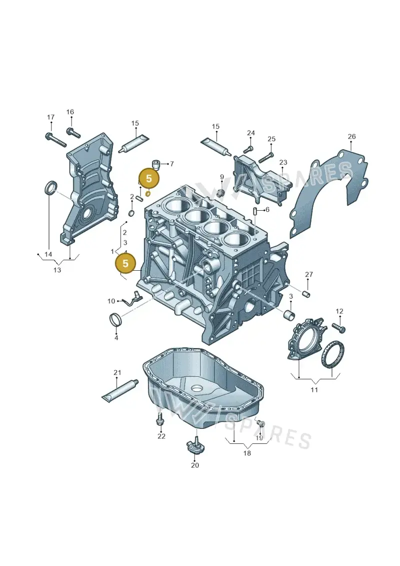 N10218603 — SEAT Toledo Reference (2012-2015) diagram 672103060, position 5