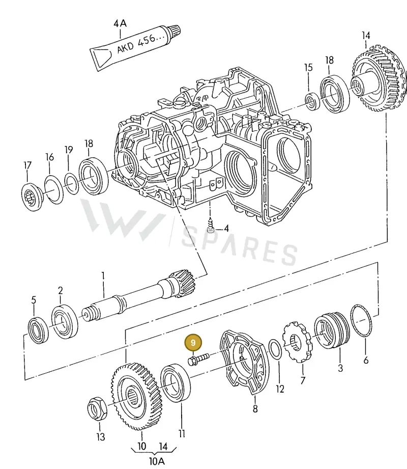 N10231401 — SEAT TOLEDO        SEAT MOD.97>99 (1996-1999) diagram 121323700, position 9