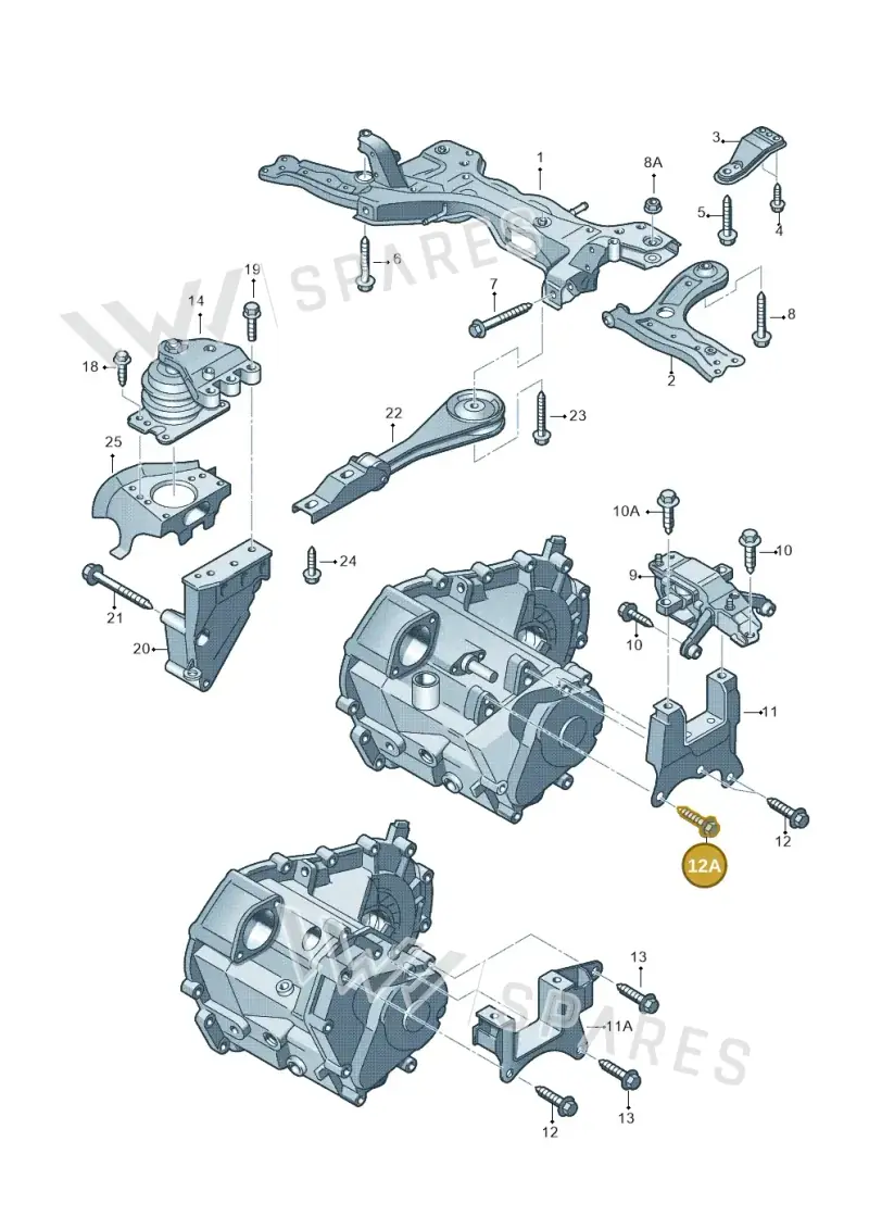 N10241508 — SEAT Ibiza Reference (2012-2012) diagram 672199350, position 12A