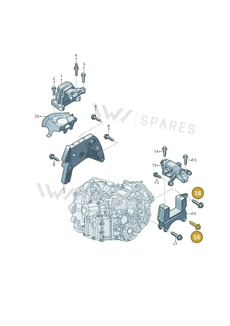 N10241508 — SEAT Ibiza Stylance (2015-) diagram 773199450, position 16