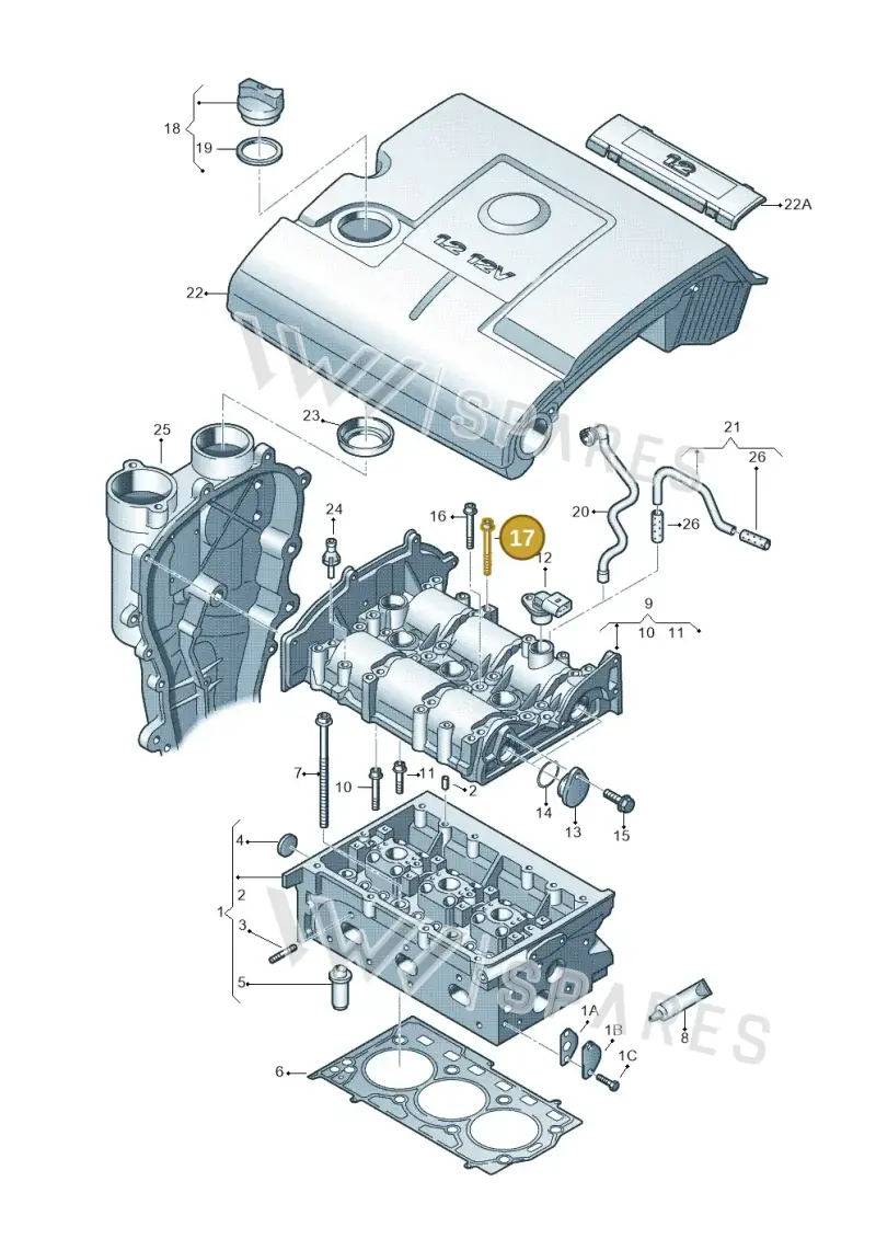 N10247504 — SEAT Toledo Reference (2012-2015) diagram 253103320, position 17