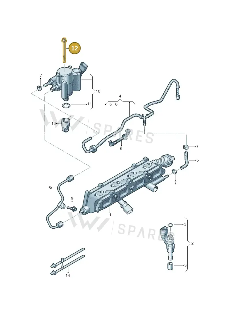 N10247505 — SEAT Ibiza Reference (2012-2012) diagram 634133500, position 12